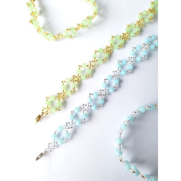 [Eleana] Gelang Kristal Queenie - Doff Czech Crystal Bracelet