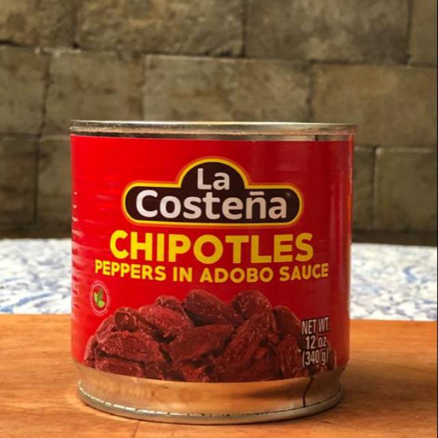 Chipotles. Pepper in Adobo sauce. 340gr. La Costena