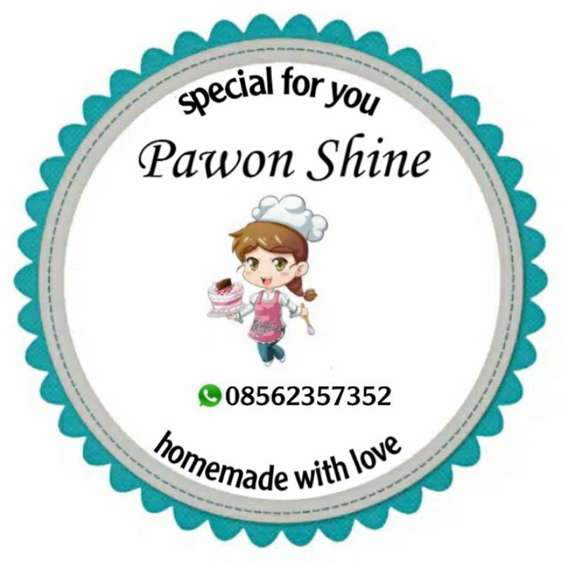

Stiker glossy makanan/cemilan/snack per 100pcs