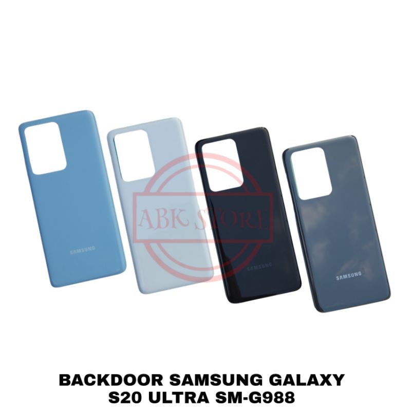 TUTUP BELAKANG BACKDOOR BACK CASING SAMSUNG GALAXY S20 ULTRA G988F COVER BATERAI BACKCOVER