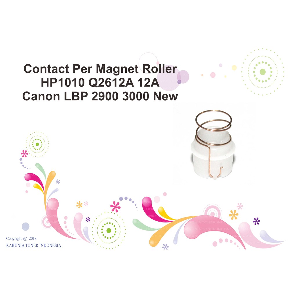 Contact Per Magnet Roller - HP1010 Q2612A 12A Canon LBP 2900 3000 New