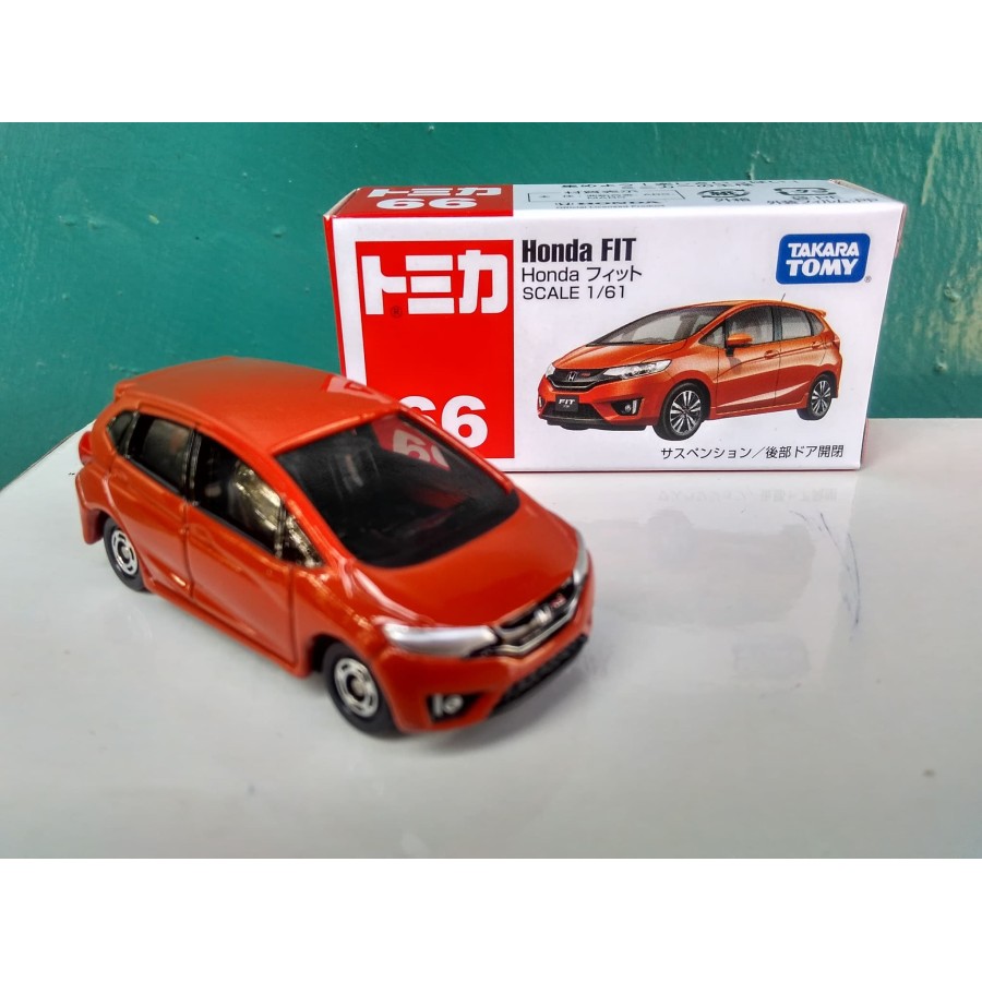 Tomica No 66 Honda Fit ( jazz ) Diecast mobil Takara Tomy  murah