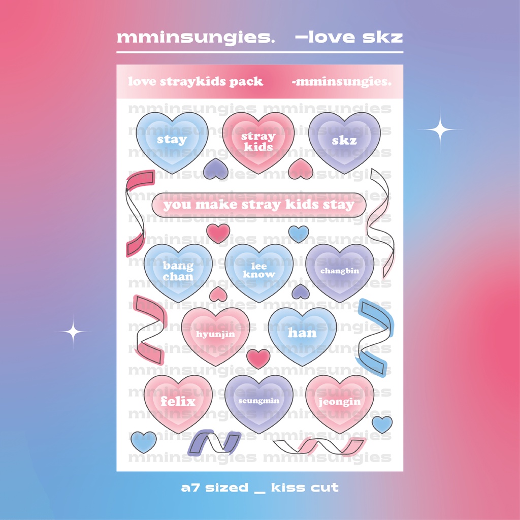 

LOVE STRAYKIDS DECO STICKER