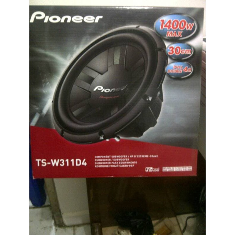 Original subwoofer pioneer tsw 311d4 Limited