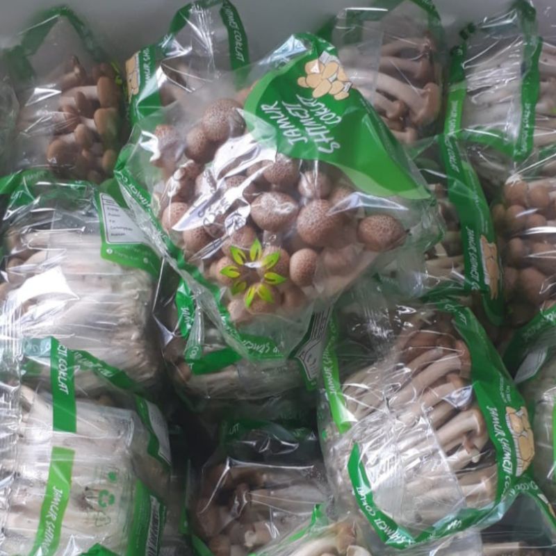 Jual Jamur Shimeji Brown 150 Gram/Jamur Shimeji Putih 150g/Jamur