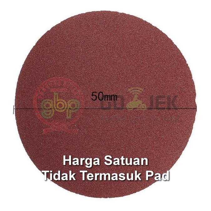 alat MTS 2inch 50mm 80-3000 Grit Sanding Disc Paper Abrasive Amplas Bulat