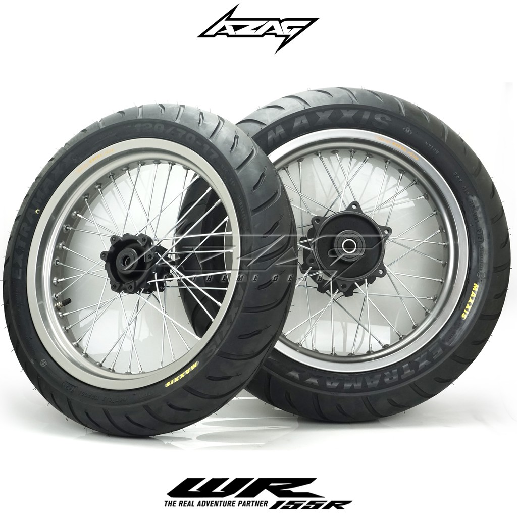 ban set ring 17 yamaha wr 155 excel titan expedition maxxis supermoto
