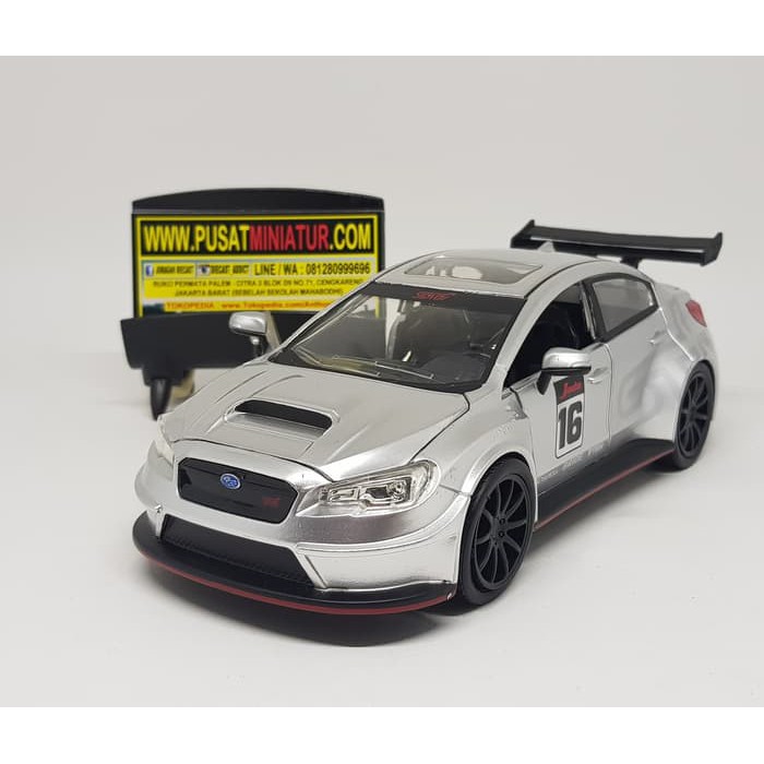 2016 SUBARU WRX STi - WIDEBODY (SILVER) - SKALA 24 - JADA JDM (DIECAST)