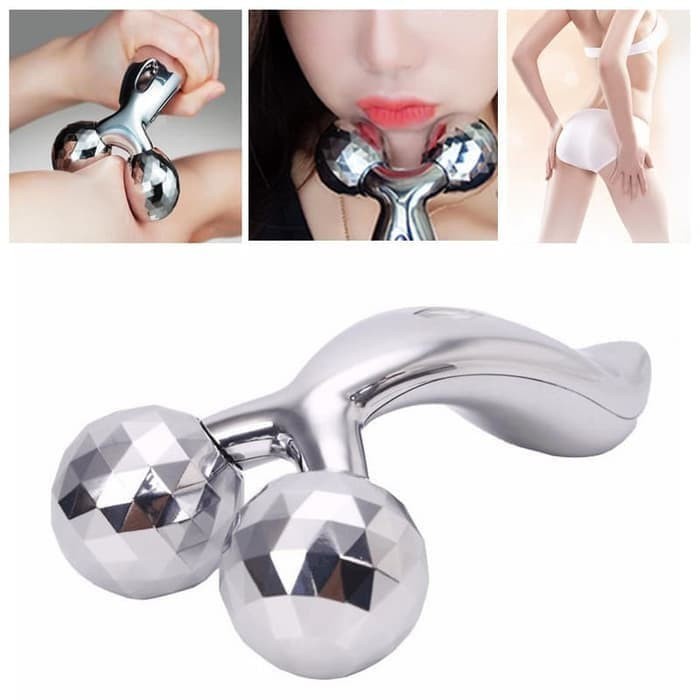 ALAT PIJAT MUKA WAJAH KULIT 3D MASSAGER ROLLER MASSAGE FACIAL PENGENCANG RELAKSASI TERAPI