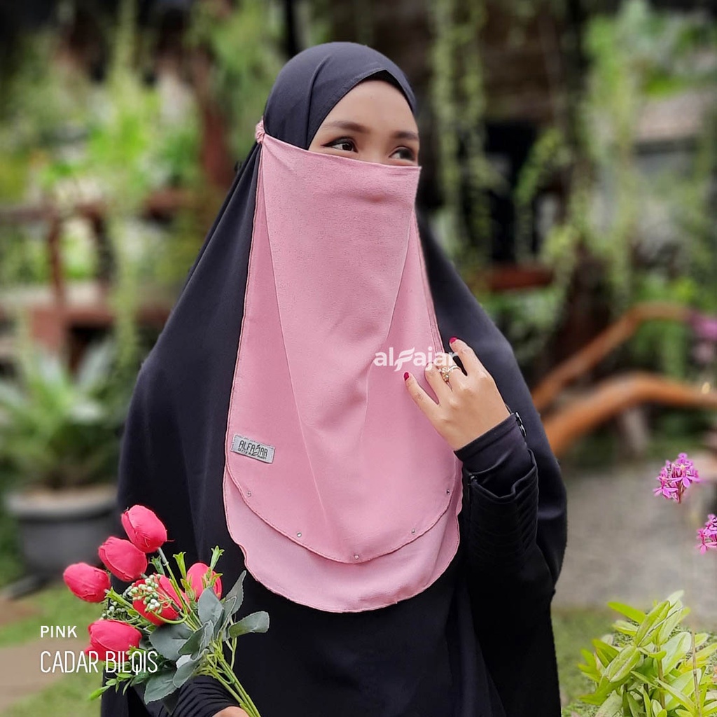 CADAR TALI KARET Bilqis Dua Layer Sifon Ceruty by Alfajar