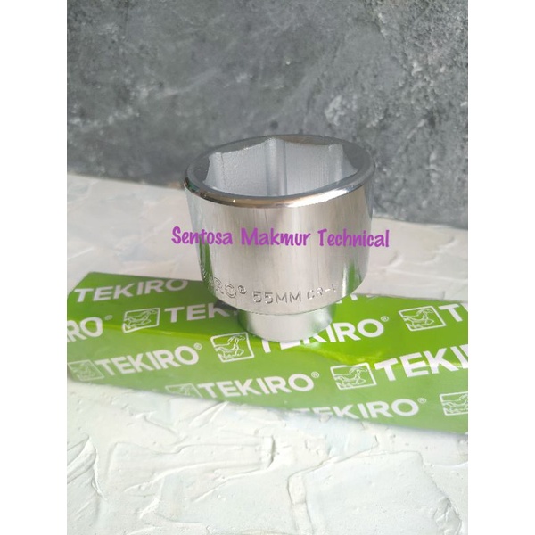 TEKIRO 3/4&quot; 55 MM 6PT Mata Kunci Sock Sok Soket Shock 55mm