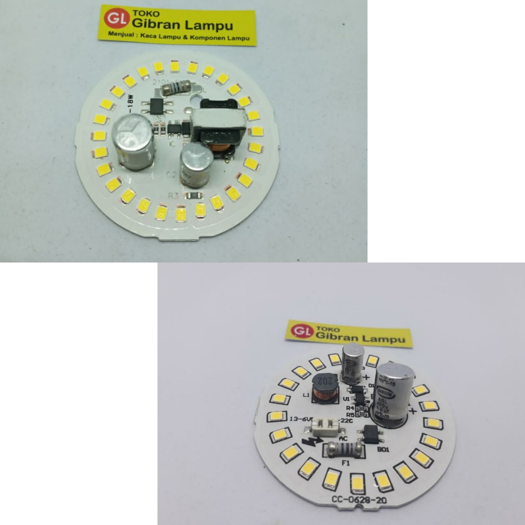 PCB Mata Lampu LED 18w Tanpa Driver - Mata LED AC Langsung 220V (BM)