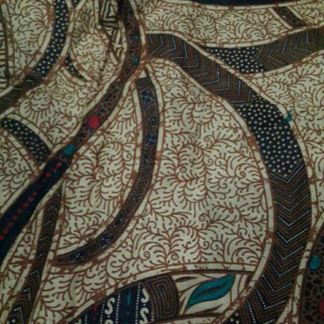 Gamis Dwi Genes - Gamis Dwi Rumbai || Gamis Batik Kombinasi