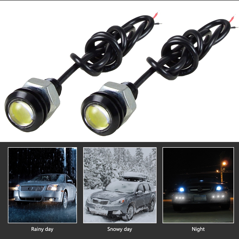 Lampu led eagle eye 18mm high power smd 12v Untuk drl / fog lamp / Sein / Mundur Mobil