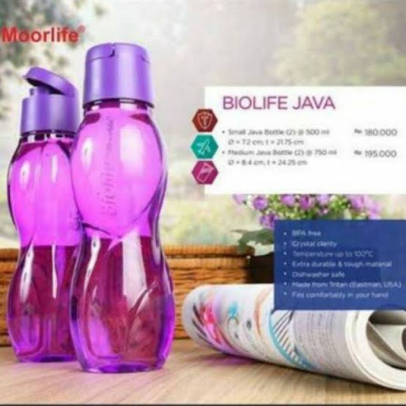 moorlife biolife botol minum 500ml 750ml