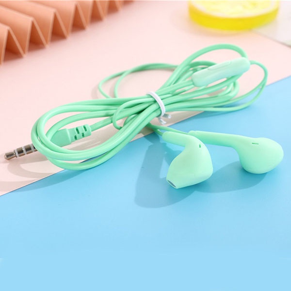 Headset Macaron U19 Hifi Extra Bass Colorfull Earphone Jack 3.5mm With Mic / Handsfree Macaron Matte Color / Headset Import Murah / TS-62