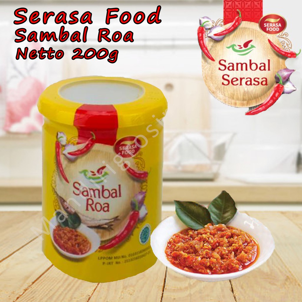 Sambal Roa *Serasa Food * Sambal Botol * 200g