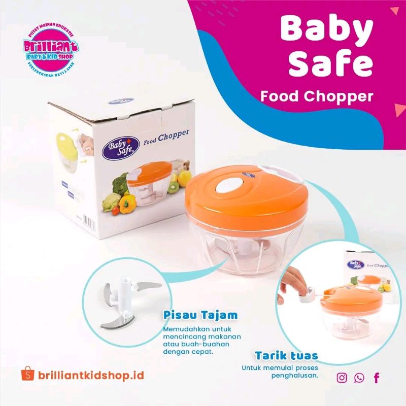 Baby safe food chopper MPASI