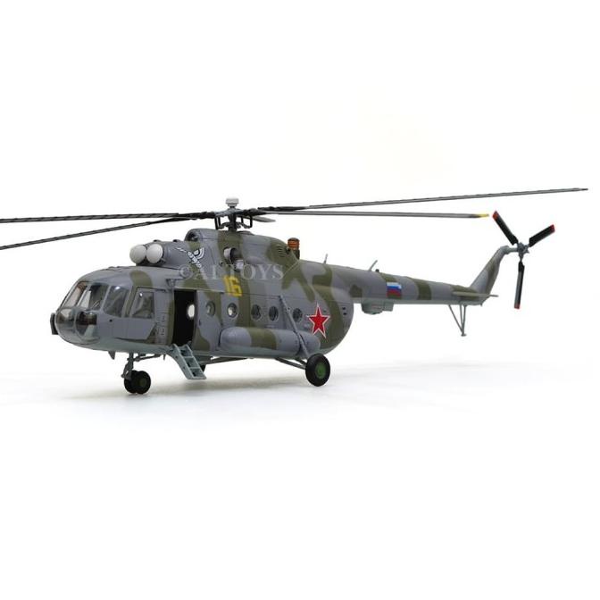 DIECAST MINIATUR HELIKOPTER MIL MI17 HIP RUSSIAN AF EASY MODEL 23 CM 1:72 SALE