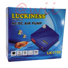 LUCKINESS LK 1758 AC DC Pompa Udara Air Pump Aerator Aquarium Aquascape