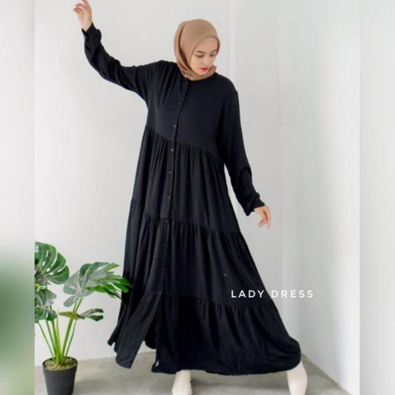 Lady dress by yayaku/cotton twill armany