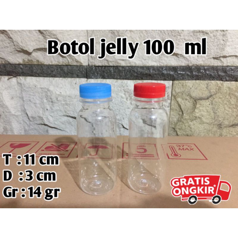 botol jelly 100 ml //botol zam zam 100 ml//botol plastik