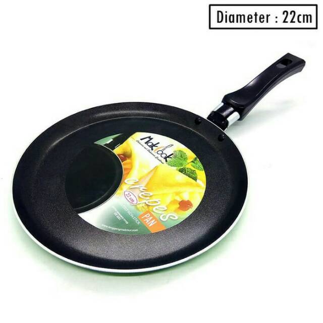 Makcook crepes frypan 22 cm wajan teflon datar