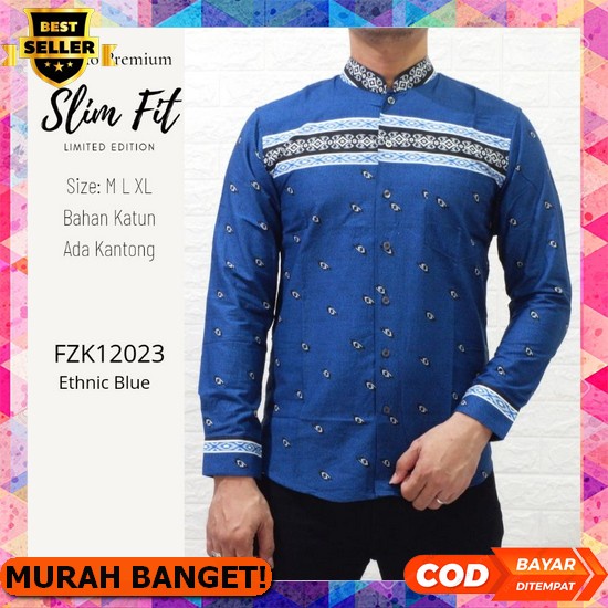 Pakaian Setelan Baju Koko Pria Muslim Baskara Terbaru Lebaran 2022 Model Set Koko Import Moscrepe Ka