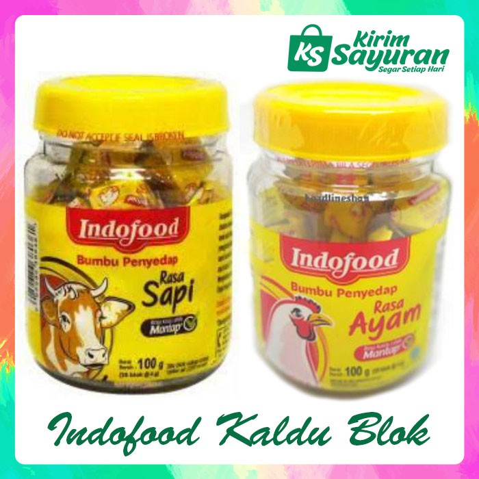 

INDOFOOD BUMBU KALDU BLOK AYAM DAN SAPI (100 gr/pack)