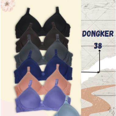 Bra BH Tanpa Kawat Super Soft Sorex 17238-38 Dongker
