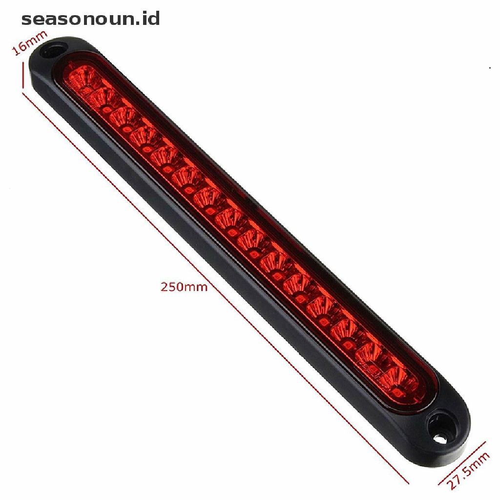 (seasonoun) Lampu Strip 15-LED Untuk Stop Lamp / Sein / Mundur Truk Trailer