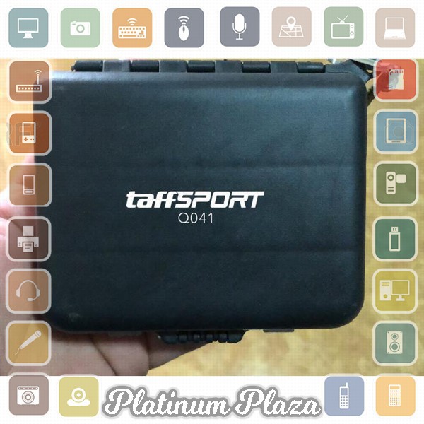 TaffSPORT Box Kotak Perkakas Kail Pancing Waterproof Case - Q041 - Black`60Z818-