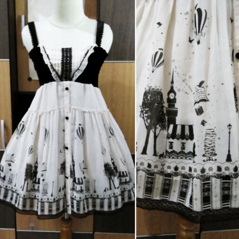 2 Way Dress (bisa jadi rok) Axes Femme Pattern