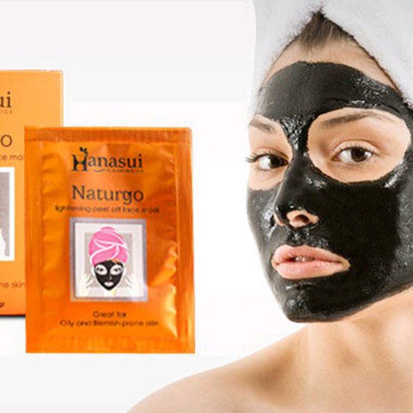 MASKER PEEL OFF BLACK MASK CARBON HANASUI NATURGO