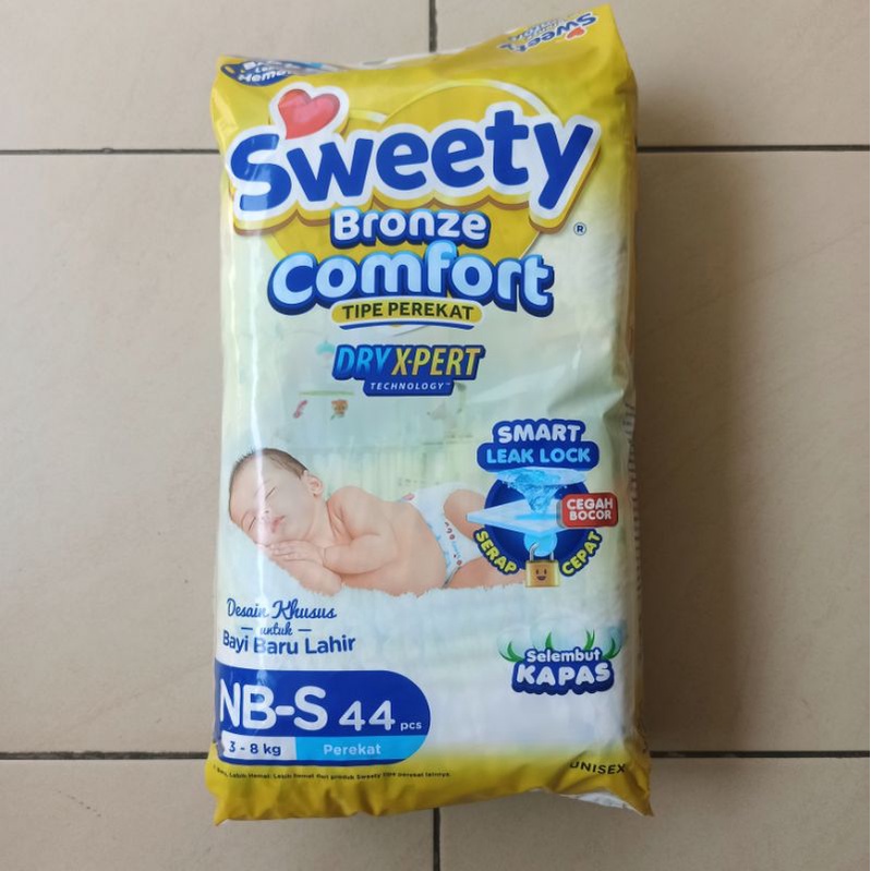 SWEETY Bronze Comfort Tape Popok Perekat SWEETY Bronze NB-S44 NB-S 44 NB44