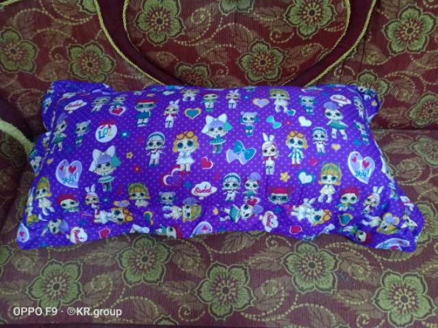 Sarung bantal cinta homemade