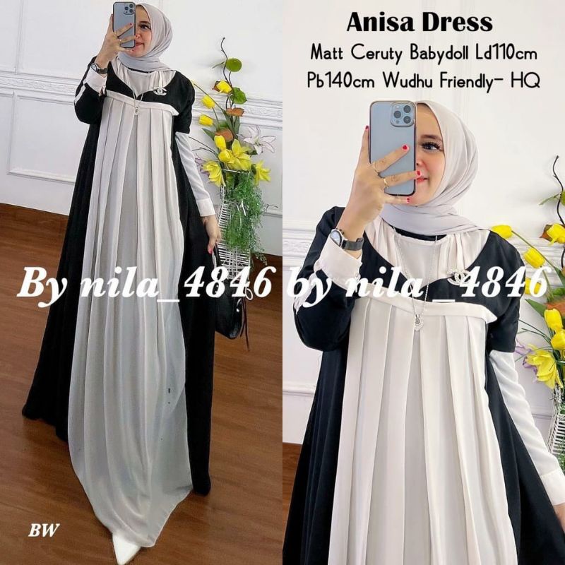 gamis anisa dress anisa maxy