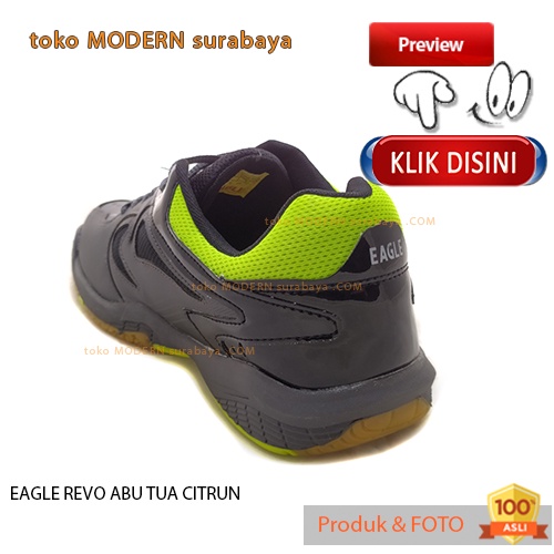 Sepatu Olahraga Pria Sepatu Badminton Kets tali EAGLE REVO