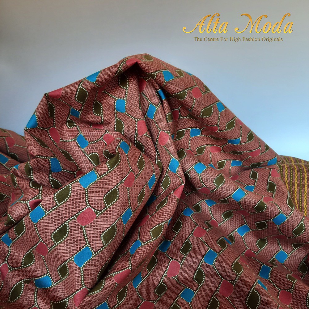 

Alta Moda Batik Katun Motif Tenunan Pink - Modern (1M)