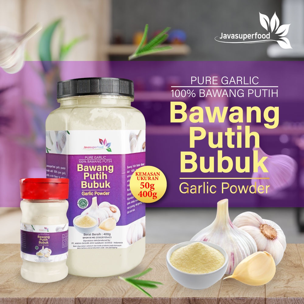 Bawang Putih Bubuk | Garlic Powder | Bubuk Bawang Putih 400g