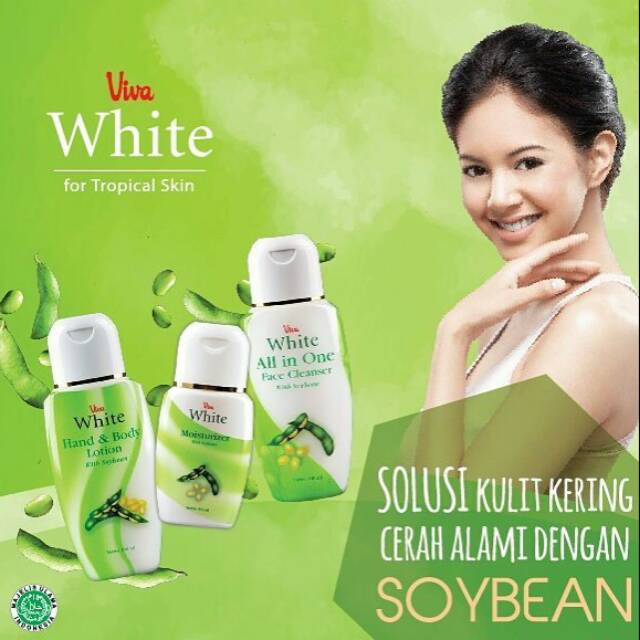 Moisturizer Pelembab Soybean Viva White Cosmetics Kulit Kering