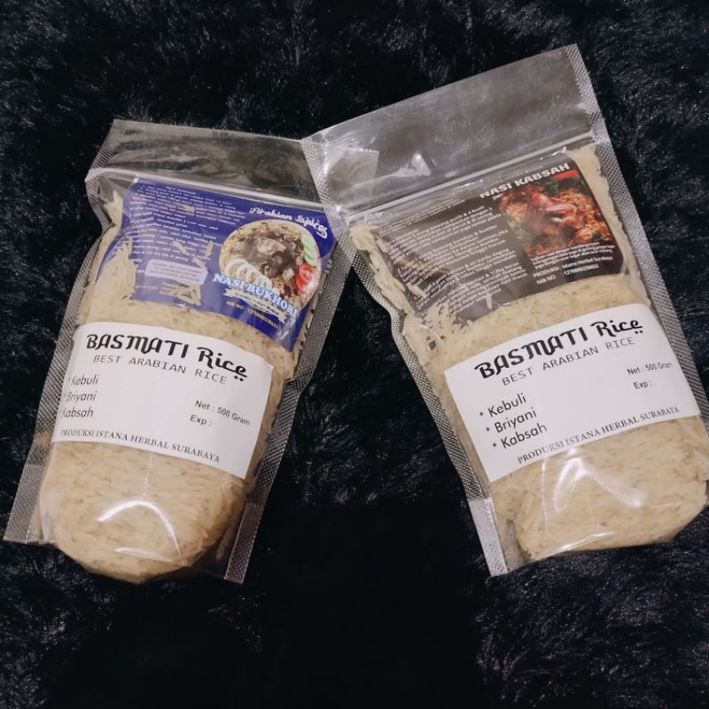 

Nasi Bukhori Instan 500gram ( Nasi Basmati + Bumbu)
