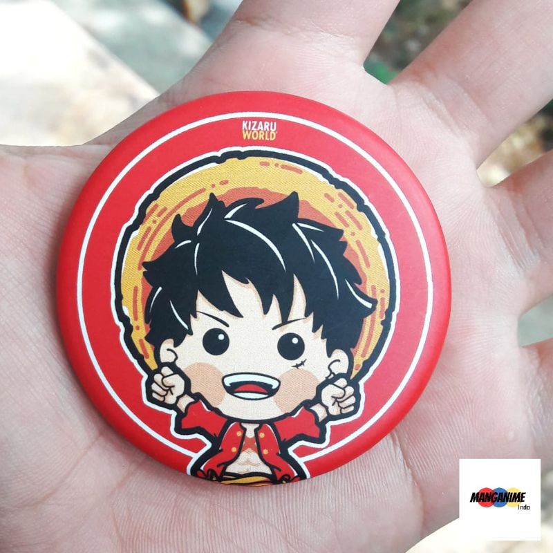 Pin Badge Monkey D. Luffy One Piece by KizaruWorld