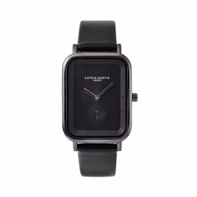 JAM TANGAN SOPHIE MARTIN JETTA JTX313B5 REG2003 KULIT HITAM KOTAK ORI