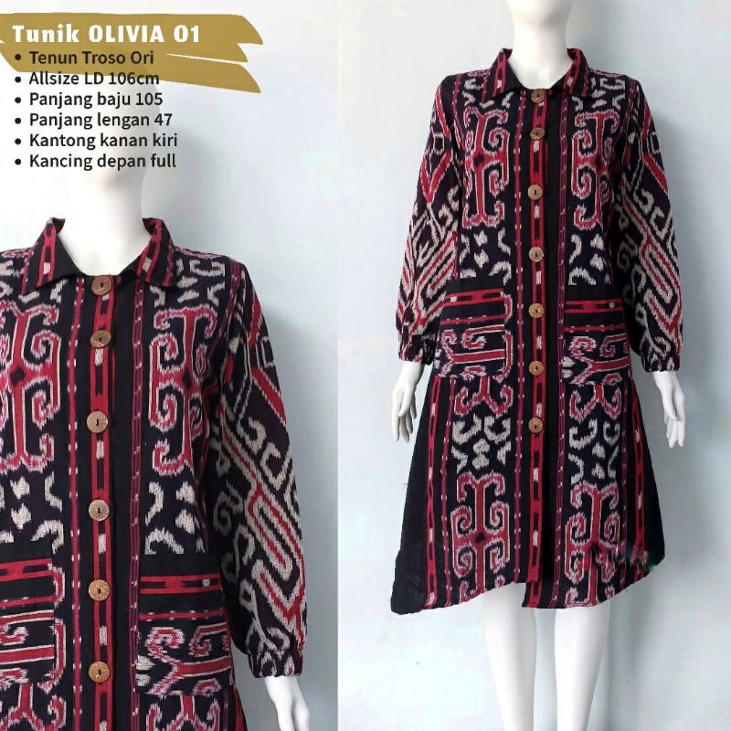 Tunik / Dress Tenun Olivia