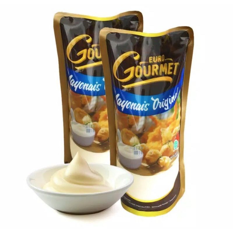 

EURO GOURMET Mayonaise Original Kemasan POUCH 1kg