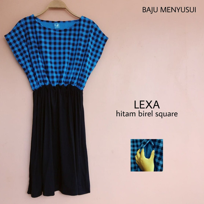 MAMIGAYA Nursing Wear - LEXA | Dress Menyusui | Baju ASI