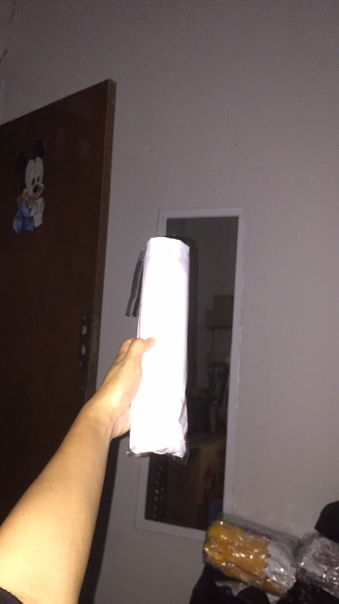 Payung Lipat 3 Payung Putih Polos Khusus Sablon Payung Promosi Payung Souvenir Haji Umroh