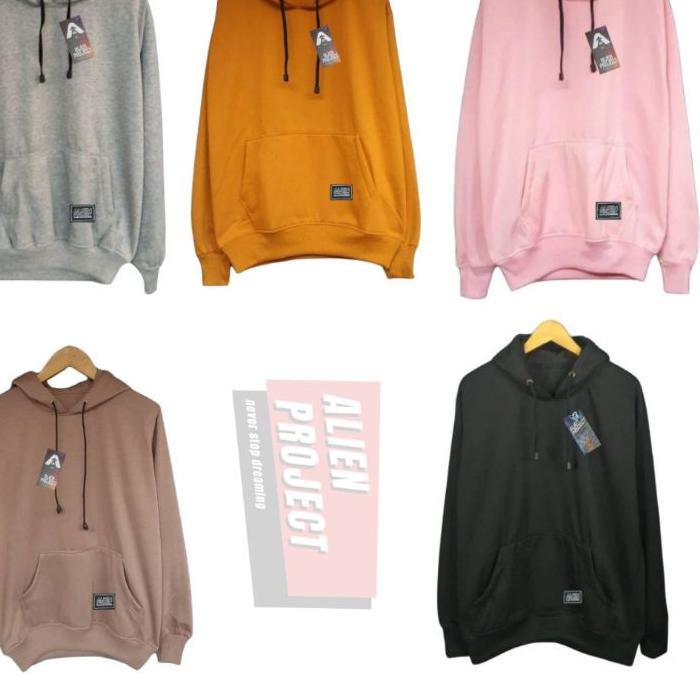 HOODIE POLOS 12 WARNA | HOODIE PRIA POLOS | HOODIE | HITAM | NAVY | HIJAU | ABU | KUNING |