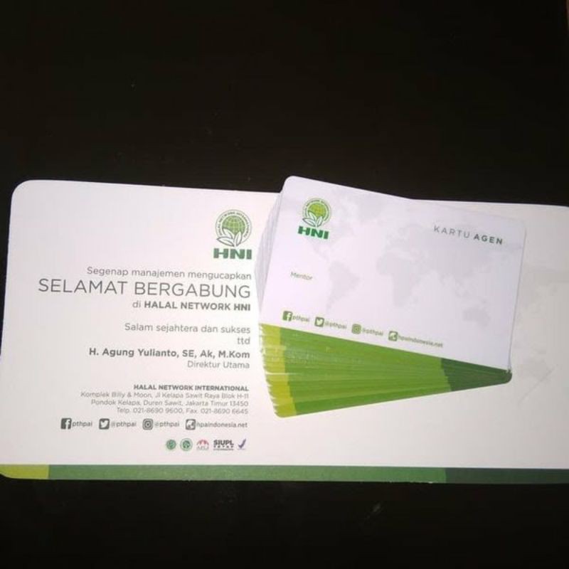Cetak Kartu ID Card HNI HPAI